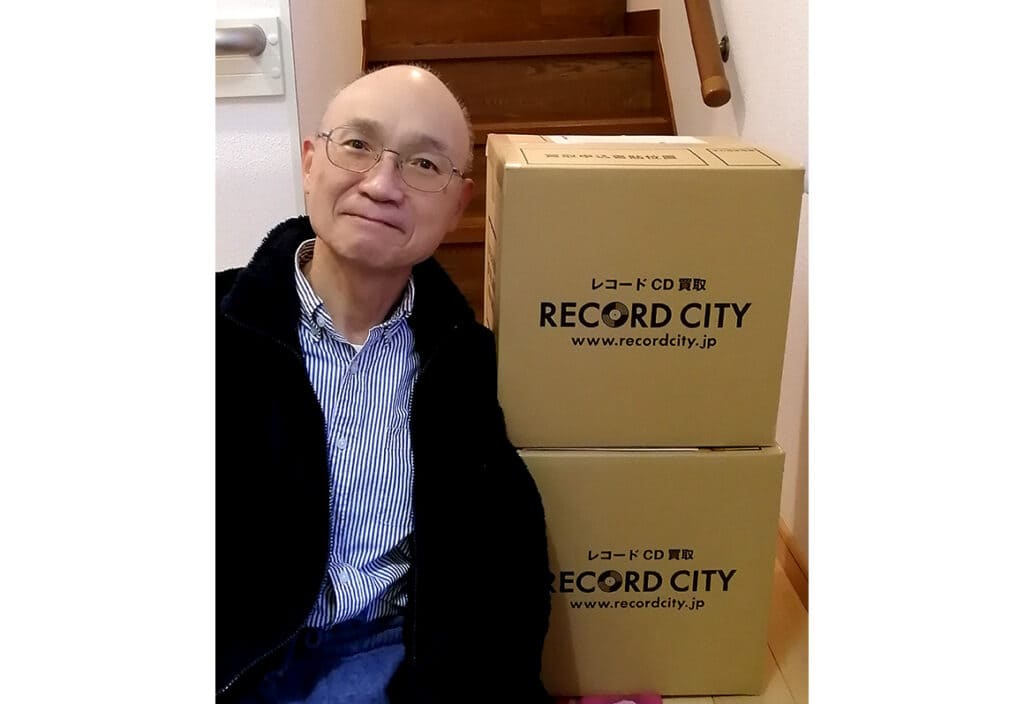 オーディオ機器とレコードの整理でご利用いただいたお客様のイメージ