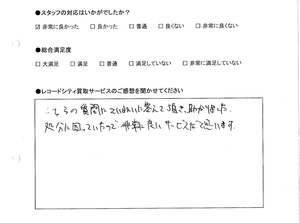 買取アンケート｜2020年5月