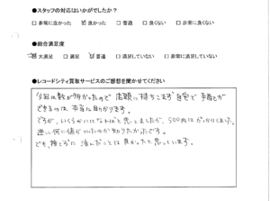 買取りアンケート｜2020年7月