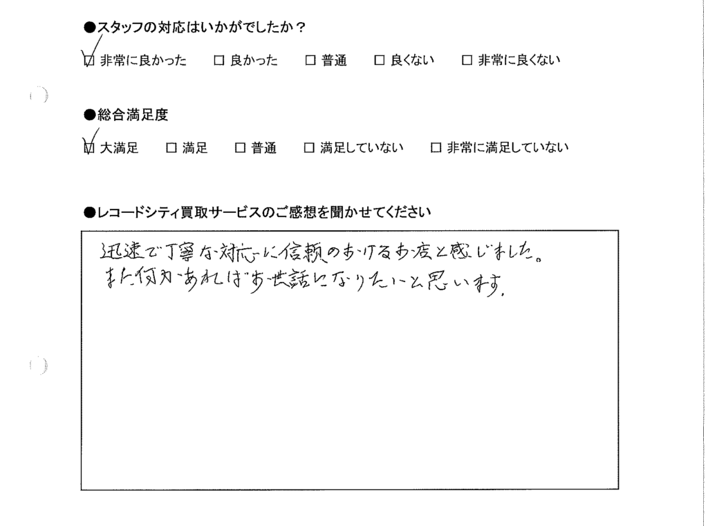 買取りアンケート｜2020年7月