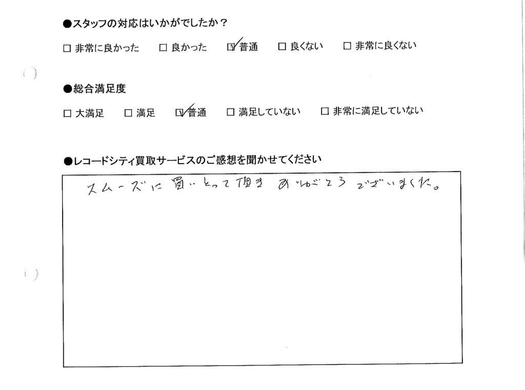 買取りアンケート｜2020年7月