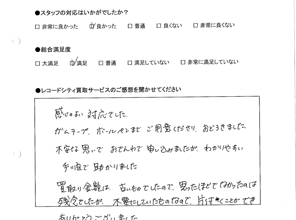 買取りアンケート｜2020年7月