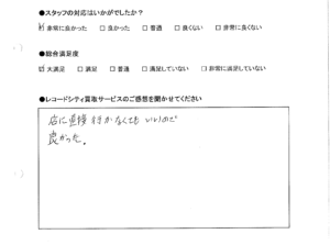 買取りアンケート｜2020年10月