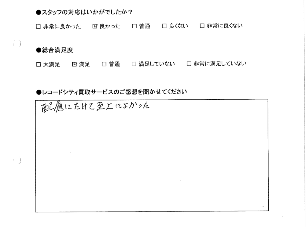 買取りアンケート｜2020年10月