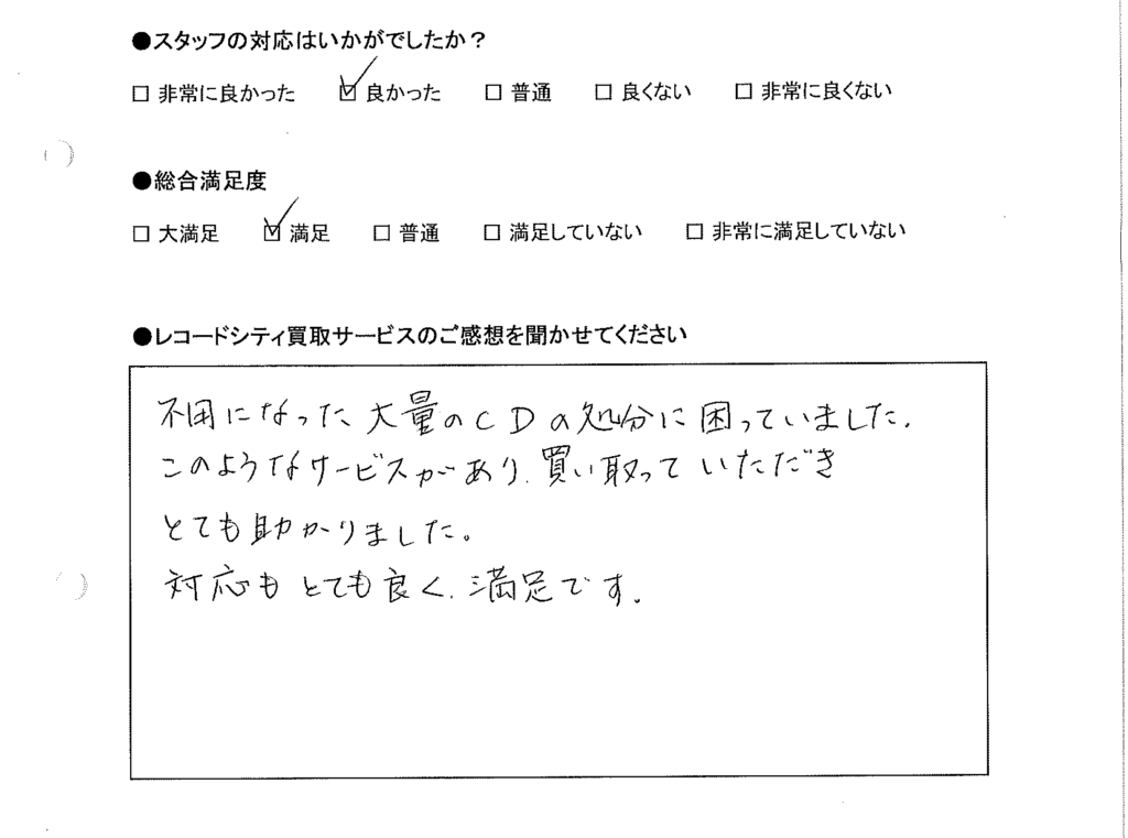 買取りアンケート｜2020年9月