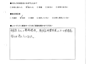 買取りアンケート｜2020年9月