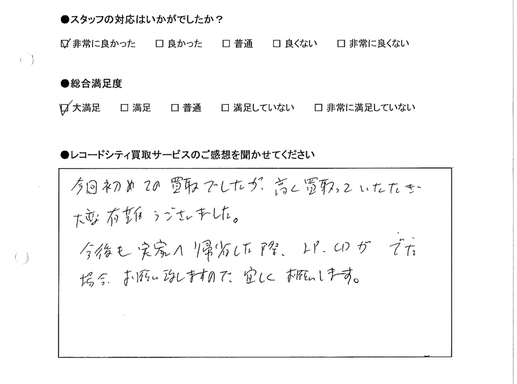 買取りアンケート｜2020年9月