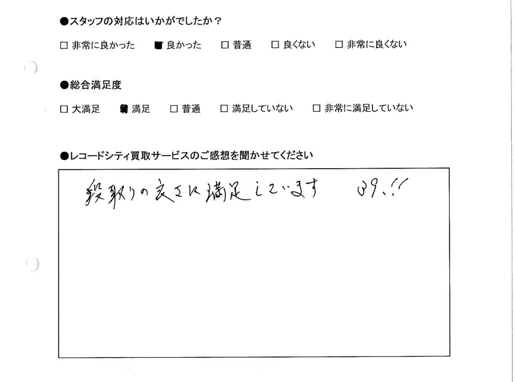 買取りアンケート｜2020年9月