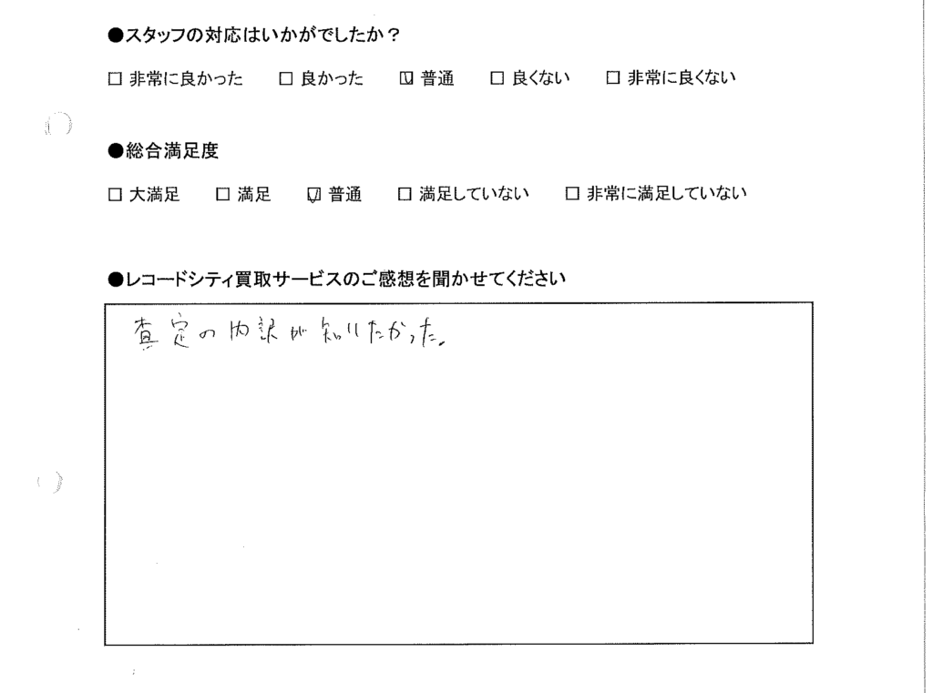 買取りアンケート｜2020年8月