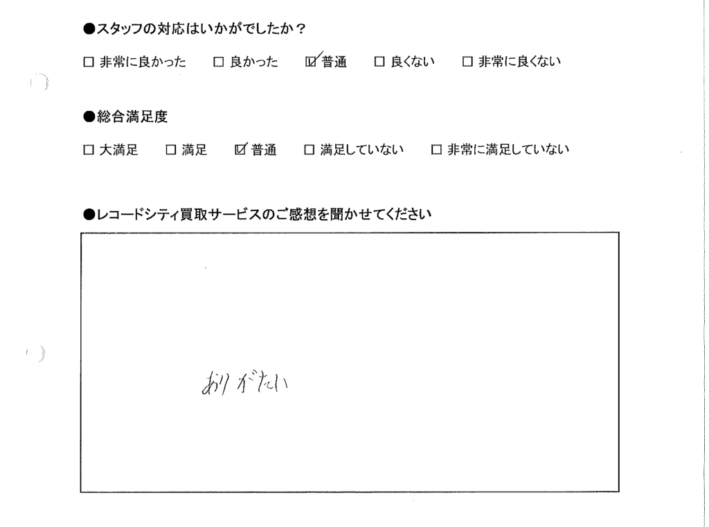 買取りアンケート｜2020年11月