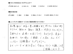 買取りアンケート｜2020年11月