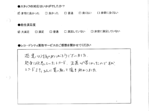 買取りアンケート｜2020年11月