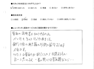 買取りアンケート｜2020年11月