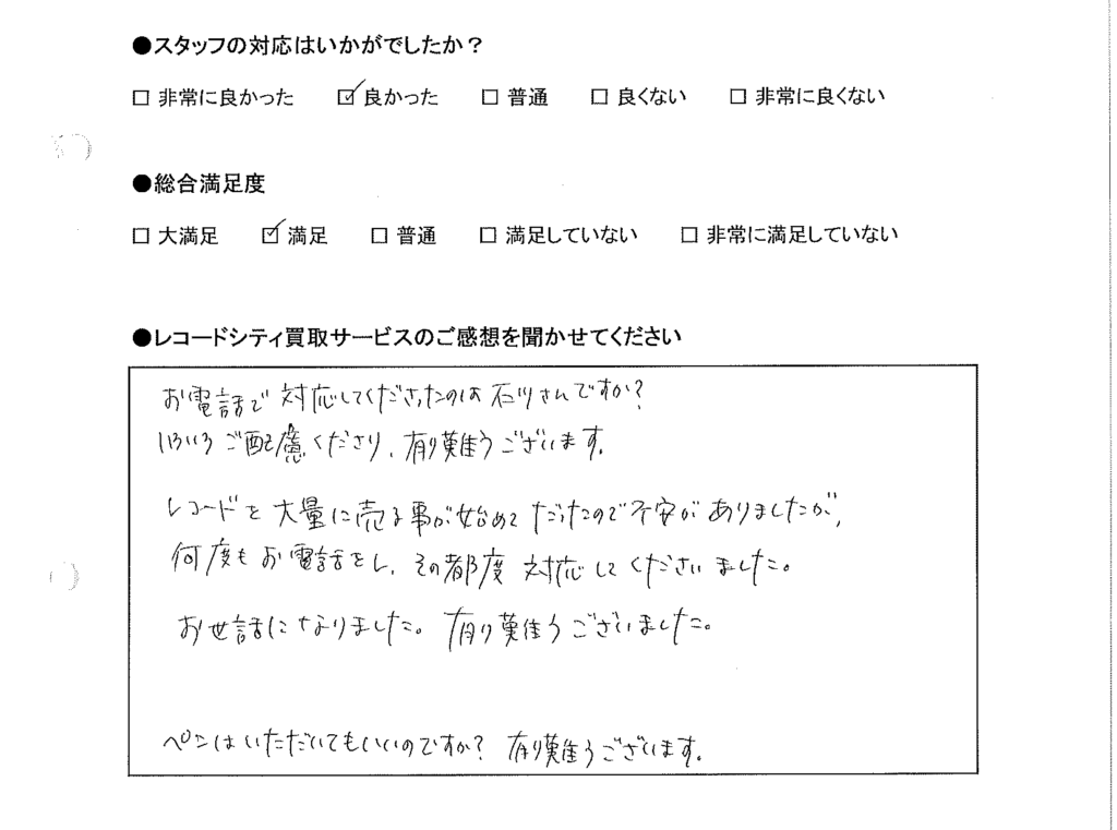 買取りアンケート｜2020年11月