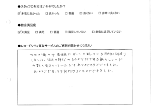 買取りアンケート｜2020年12月