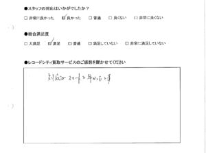 買取りアンケート｜2020年12月