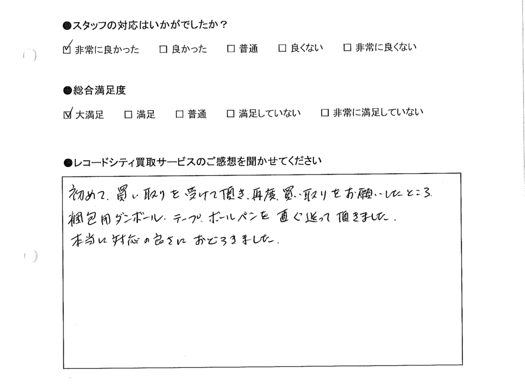 買取りアンケート｜2021年2月