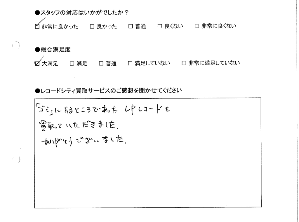 買取りアンケート｜2021年1月