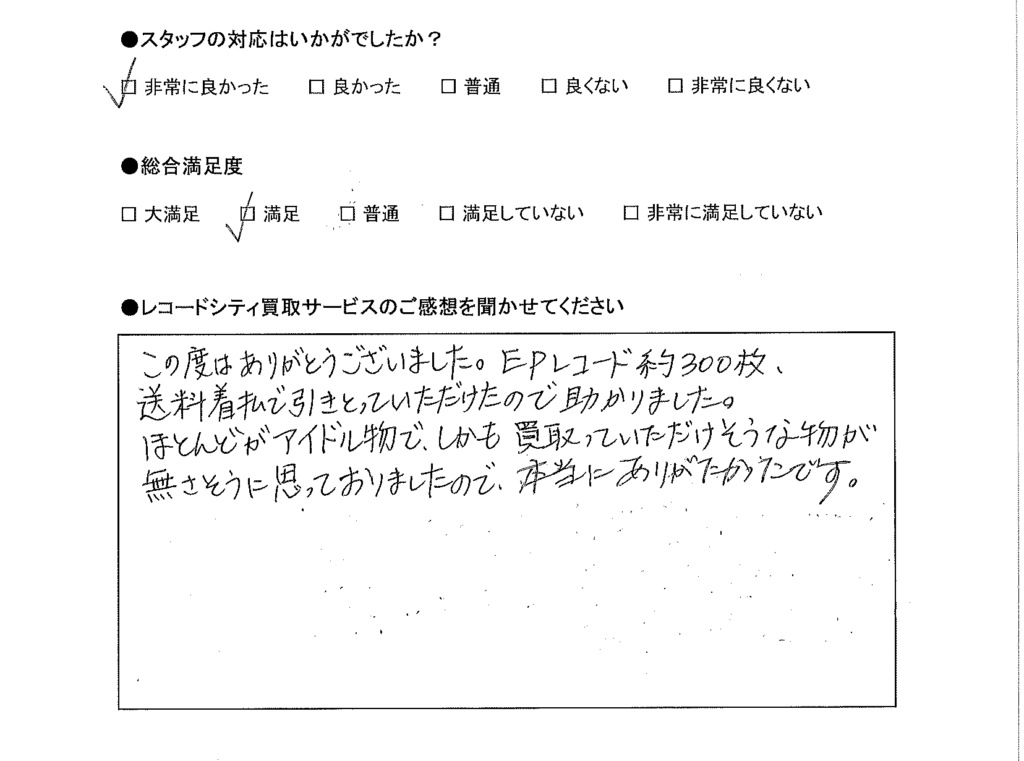 買取アンケート｜2021年3月