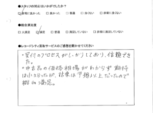 買取アンケート｜2021年3月