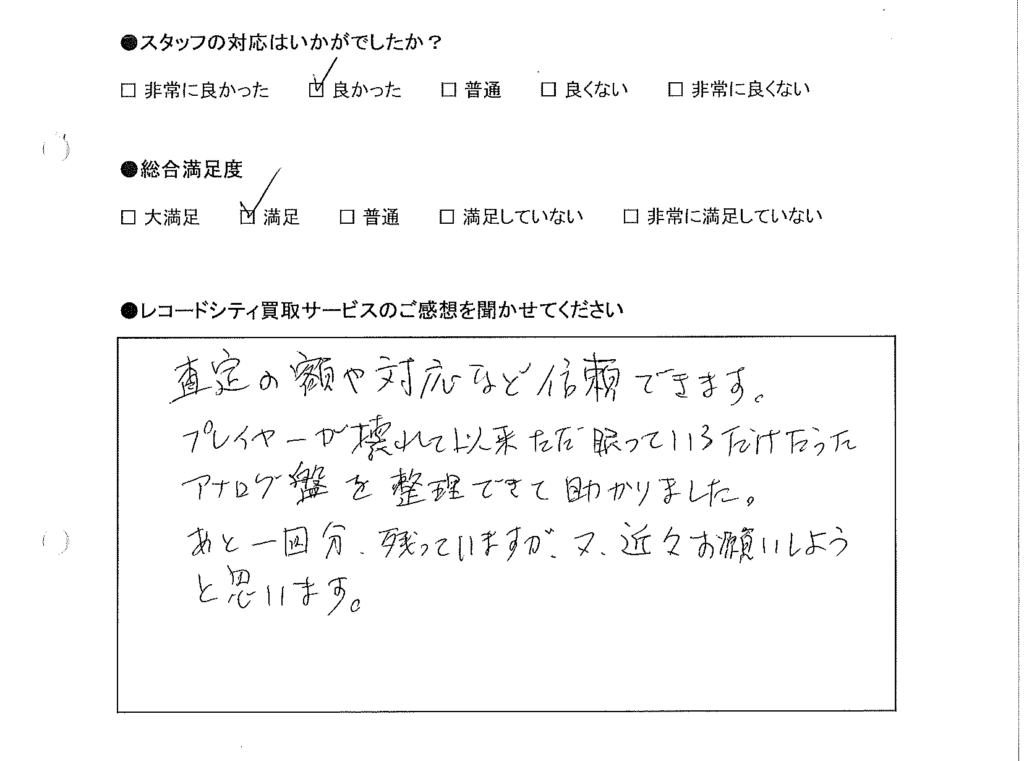 買取アンケート｜2021年2月
