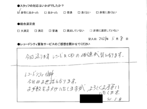 買取アンケート｜2021年5月