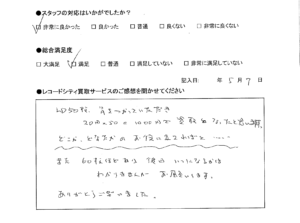 買取アンケート｜2021年5月