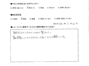 買取アンケート｜2021年5月