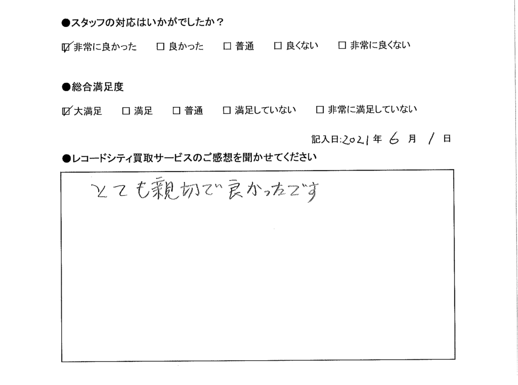 買取アンケート｜2021年6月