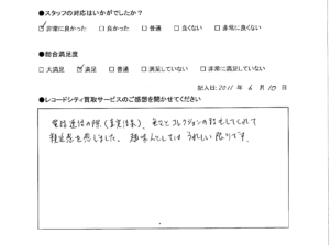 買取アンケート｜2021年6月