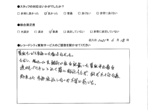 買取アンケート｜2021年6月