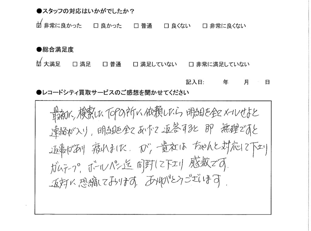 買取アンケート｜2021年7月