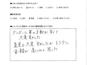 買取アンケート｜2021年4月