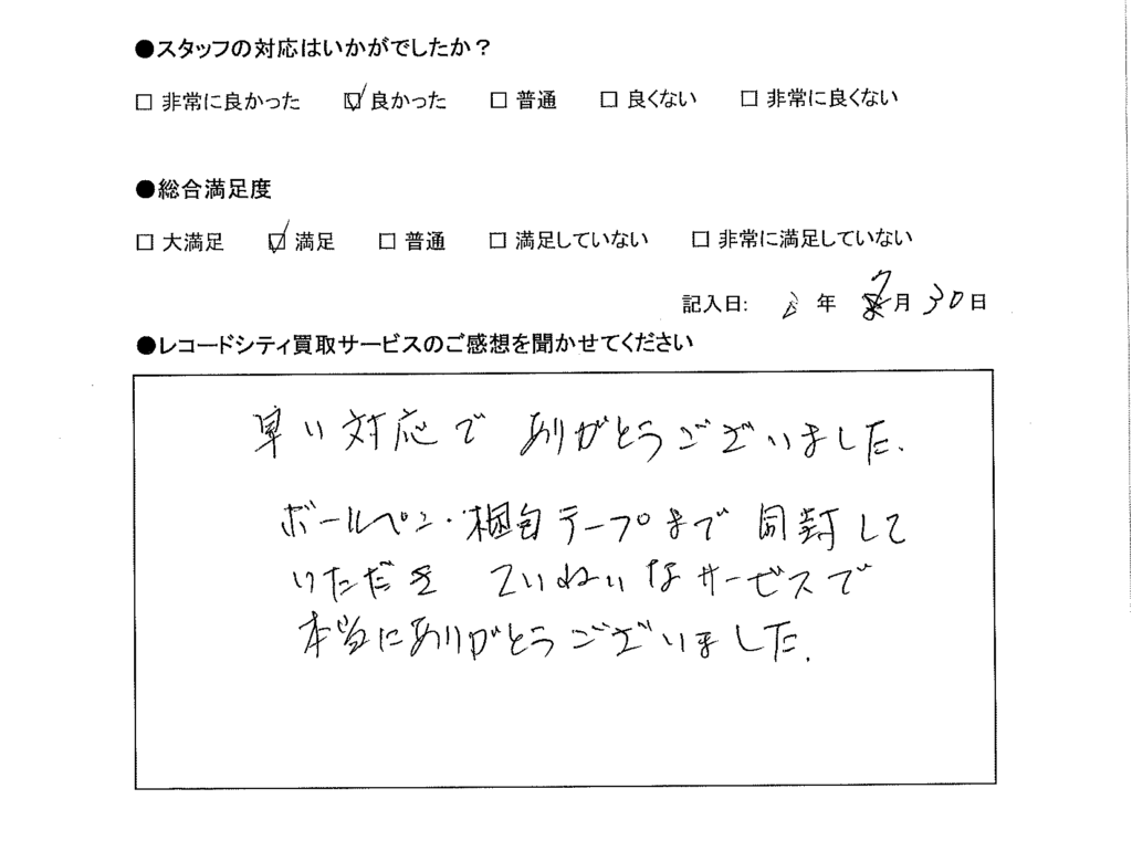 買取アンケート｜2021年7月