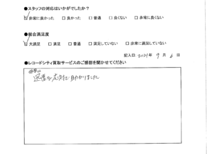 買取アンケート｜2021年9月