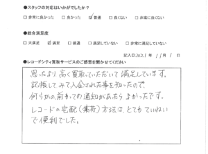 買取アンケート｜2021年10月