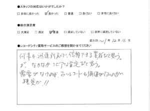 買取アンケート｜2021年12月