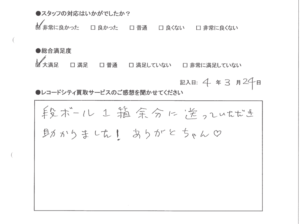 買取アンケート｜2022年4月