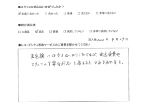 買取アンケート｜2022年4月