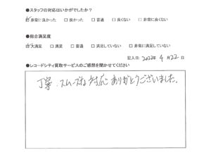 買取アンケート｜2022年4月