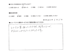 買取アンケート｜2022年５月