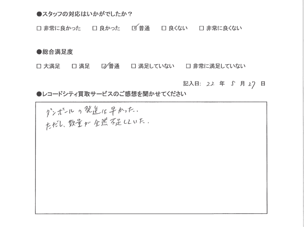 買取アンケート｜2022年６月