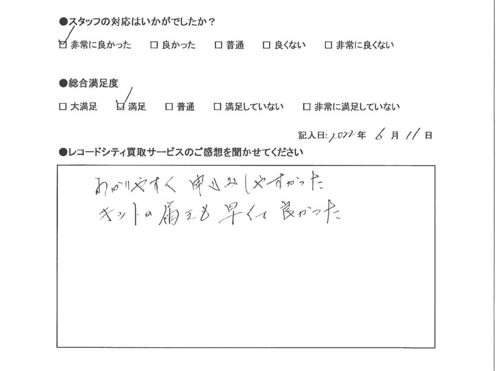 買取アンケート｜2022年7月