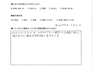 買取アンケート｜2022年7月