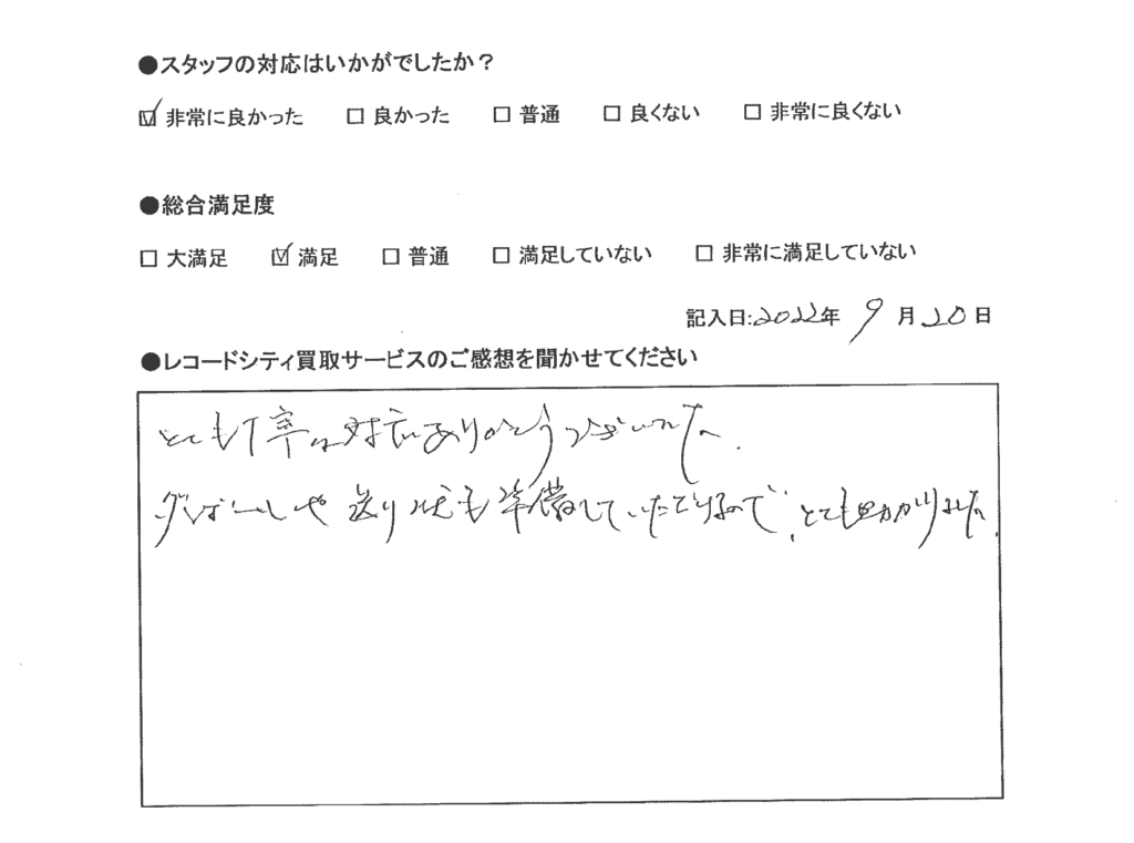 買取アンケート｜2022年9月