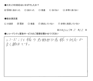 買取アンケート｜2023年2月