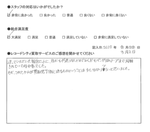 買取アンケート｜2023年3月