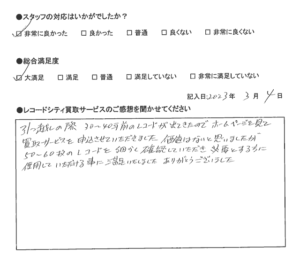 買取アンケート｜2023年3月