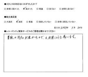 買取アンケート｜2023年3月