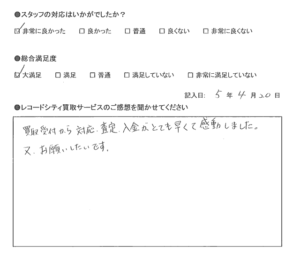 買取アンケート｜2023年4月